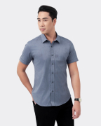 Áo Sơ Mi Ngắn Tay Nam Họa Tiết 3034A