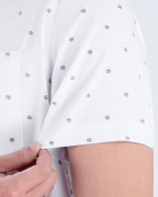 Áo Sơ Mi Ngắn Tay Nam Họa Tiết Chữ AB 4044