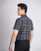 Áo Sơ Mi Ngắn Tay Nam Họa Tiết Kẻ 3010