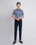 Áo Sơ Mi Ngắn Tay Nam Họa Tiết Kẻ 3012A