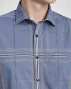 Áo Sơ Mi Ngắn Tay Nam Họa Tiết Kẻ 3012A