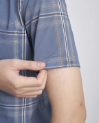 Áo Sơ Mi Ngắn Tay Nam Họa Tiết Kẻ 3012A