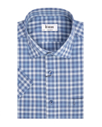 Áo Sơ Mi Ngắn Tay Nam Họa Tiết Kẻ 3021