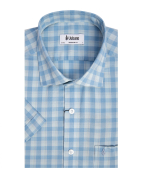 Áo Sơ Mi Ngắn Tay Nam Họa Tiết Kẻ 3023A