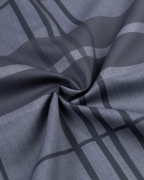 Áo Sơ Mi Ngắn Tay Nam Họa Tiết Kẻ 3029 - Xám