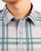 Áo Sơ Mi Ngắn Tay Nam Họa Tiết Kẻ 3033