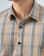 Áo Sơ Mi Ngắn Tay Nam Họa Tiết Kẻ 4021