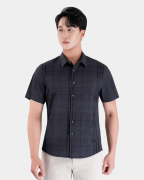 Áo Sơ Mi Ngắn Tay Nam Họa Tiết Kẻ 4028A