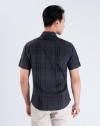 Áo Sơ Mi Ngắn Tay Nam Họa Tiết Kẻ 4028A