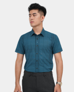 Áo Sơ Mi Ngắn Tay Nam Họa Tiết Kẻ 4032A