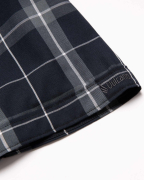 Áo Sơ Mi Ngắn Tay Nam Họa Tiết Kẻ Caro 2046 Đen