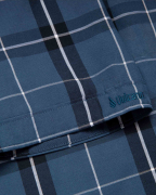 Áo Sơ Mi Ngắn Tay Nam Họa Tiết Kẻ Caro 2044 Xanh