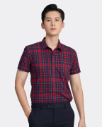 Áo Sơ Mi Ngắn Tay Nam Họa Tiết Kẻ Caro 3019A