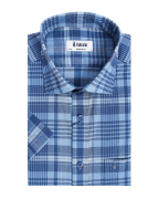 Áo Sơ Mi Ngắn Tay Nam Họa Tiết Kẻ Caro 3024A