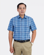 Áo Sơ Mi Ngắn Tay Nam Họa Tiết Kẻ Caro 3024A