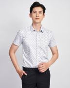 Áo Sơ Mi Ngắn Tay Nam In Họa Tiết 2027