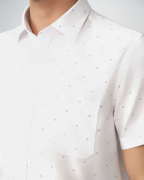 Áo Sơ Mi Ngắn Tay Nam In Họa Tiết 4045W