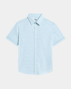 Áo Sơ Mi Ngắn Tay Nam In Họa Tiết 5013A