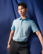 Áo Sơ Mi Ngắn Tay Nam In Họa Tiết 5016 - Xám Nhạt
