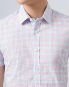 Áo Sơ Mi Ngắn Tay Nam Kẻ Caro 4019A