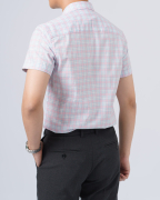 Áo Sơ Mi Ngắn Tay Nam Kẻ Caro 4019A