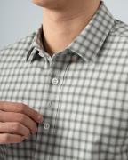 Áo Sơ Mi Ngắn Tay Nam Kẻ Caro 4025A