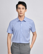 Áo Sơ Mi Ngắn Tay Nam Kẻ Ngang 2013