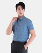 Áo Sơ Mi Ngắn Tay Nam Kẻ Ô 4035A