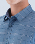 Áo Sơ Mi Ngắn Tay Nam Kẻ Ô 4035A