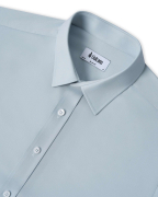 Áo Sơ Mi Ngắn Tay Nam Kẻ Ô 5011 - Xanh Nhạt