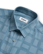 Áo Sơ Mi Ngắn Tay Nam Kẻ Ô 5018A