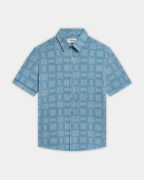 Áo Sơ Mi Ngắn Tay Nam Kẻ Ô 5018A