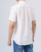 Áo Sơ Mi Ngắn Tay Nam Linen 4011 - Trắng