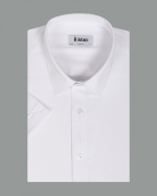 Áo Sơ Mi Ngắn Tay Nam Màu Trắng 4001W