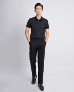 Áo Sơ Mi Ngắn Tay Nam Trơn 3002B