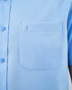 Áo Sơ Mi Ngắn Tay Nam Trơn 4030 - Xanh Da Trời