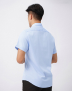 Áo Sơ Mi Ngắn Tay Nam Trơn 4046