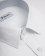 Áo Sơ Mi Ngắn Tay Nam Vải Vân Chéo 3016 - Trắng