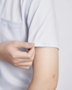 Áo Sơ Mi Ngắn Tay Nam Vải Vân Xước 3017 - Xám Nhạt