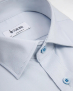 Áo Sơ Mi Ngắn Tay Nam Vải Vân Xước 3017 - Xám Nhạt