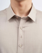 Áo Sơ Mi Ngắn Tay Vải Vân Xước 3026