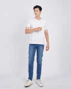 Áo Thun Nam Modal Trơn 2032 Trắng