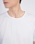 Áo Thun Nam Modal Trơn 2032 Trắng