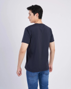 Áo Thun Nam Modal Trơn 2035 Xanh Tím Than