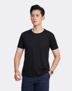 Áo Thun Nam Trơn 2045 Đen