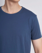 Áo Thun Nam Trơn 2048 Xanh Đậm