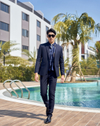 Áo Vest Nam Trơn 3006 - Xanh Đen