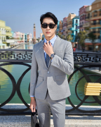 Áo Vest Nam Trơn 3007 - Ghi