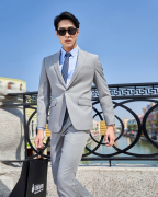 Áo Vest Nam Trơn 3007 - Ghi