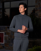 Bộ Nỉ Nam Khóa Kéo 2003 - Xám Đậm